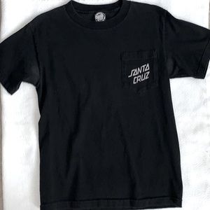 black santa cruz tee